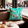 Light Blue Ocean Ripple Cushion Cover Decorative Cushions Covers Cover Sofa X Pillow  Piece X X Pillowcase