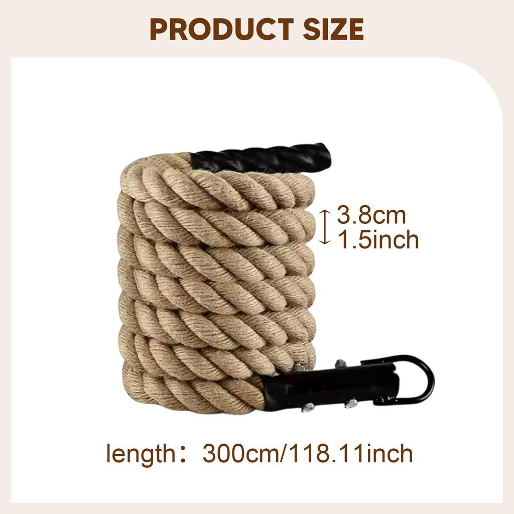 Gym Climbing Rope Exercise Battle Professional Fitness for Strengthen Muscle Power Sports