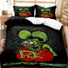 Rat Fink Fashion Digital Printing Bedding Set Duvet Cover Comforter Bed Single Twin Full Queen Youth Kids Girl Boys Gift