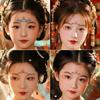 Ancient Style Dunhuang Glitter Face and Forehead Tattoo Stickers for Hanfu Costumes