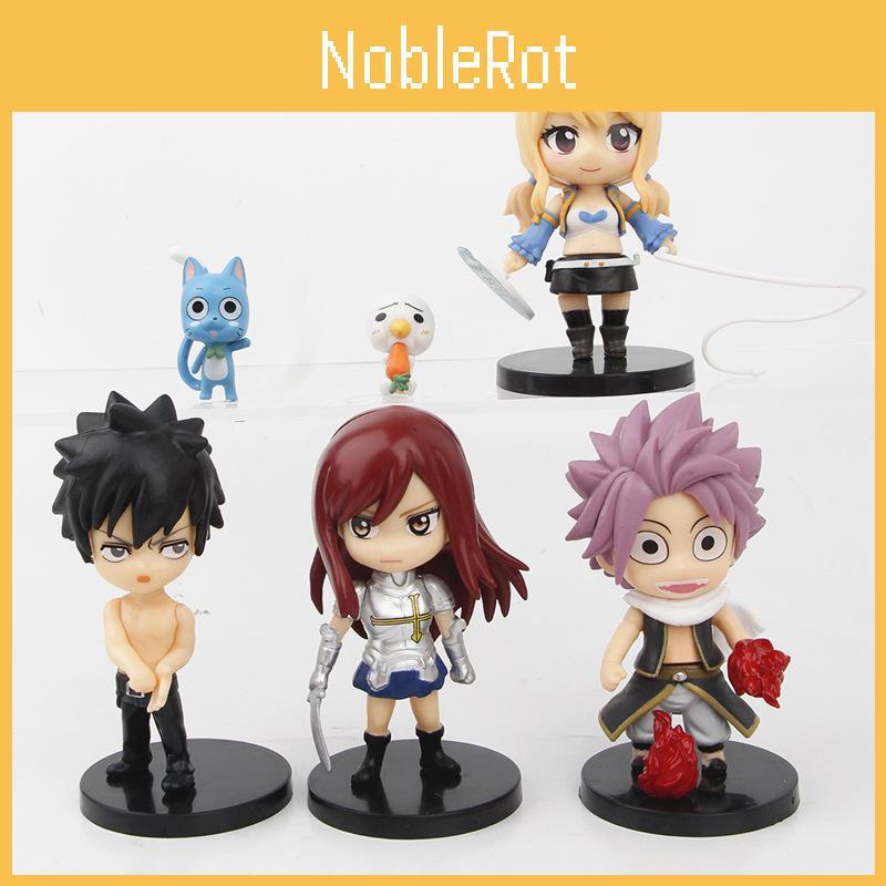 Fairy Tail Pvc Character Figures With Poseable Features For Fans And Collectors