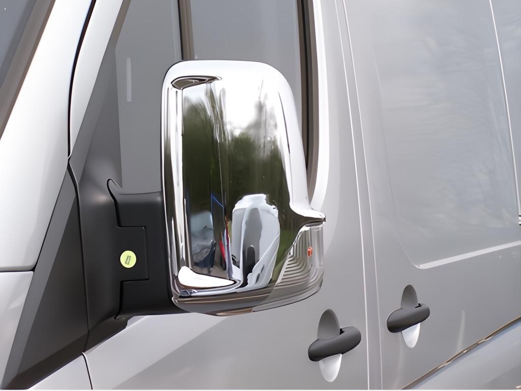

Накладки на дзеркала (2 шт) Хромований пластик для Mercedes Sprinter W906 2006-2018 рр.