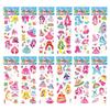 12 Sheets/Pack Kids Stickers Toy Creative Cute Seabed Animals Fishes PVC Sticker for DIY Scrapbooking Diary Phone Stickers