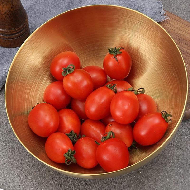 Boluri din oțel inoxidabil, salată, supă, amestecare, servire, boluri coreene din metal pentru depozitarea pastelor