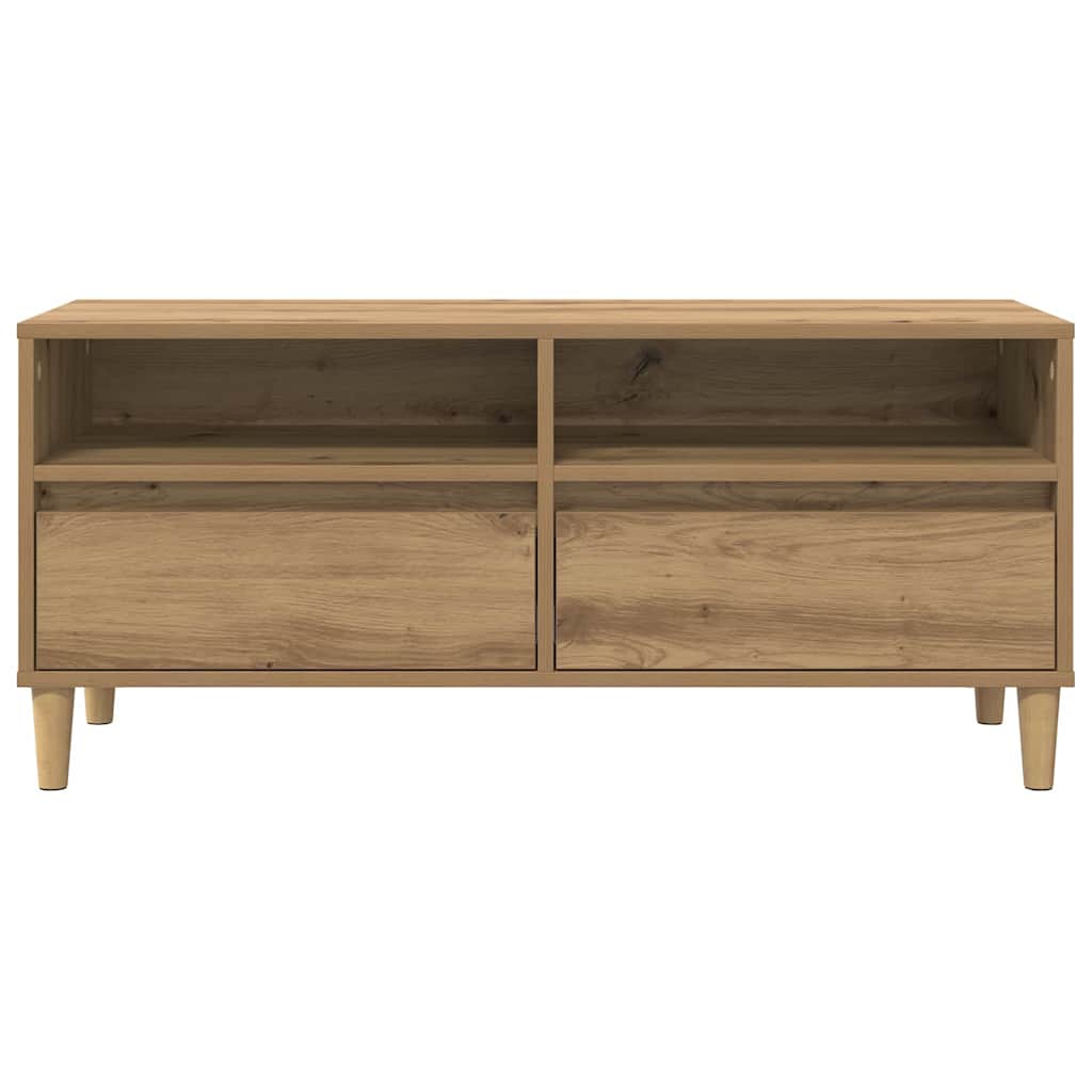 TV Stand Artisan Oak 100 x 34.5 x 44.5 cm Particleboard