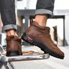TUINANLE Handmade Leather Men Boots Outdoor Design Sneakers Man Breathable Casual Shoes Men Ankle Boots Fall Plus Size