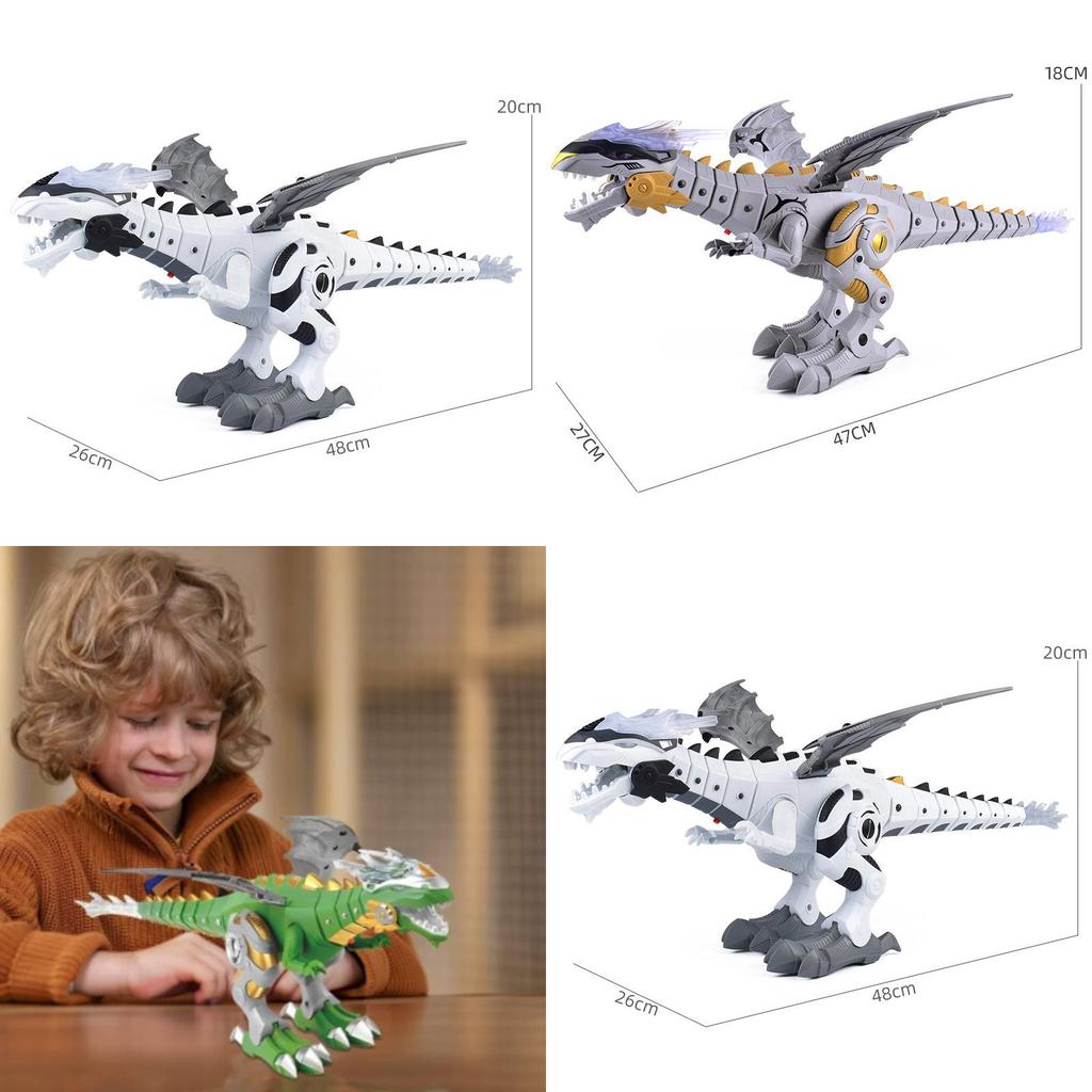 Childrens Electric Dinosaur Toy With Lights And Sound For Kids Ages 4 To 6