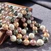 Grote Korrelige 12mm Maillard Vintage Kunstmatige Kristal Parel Ketting Sleutelbeen Ketting