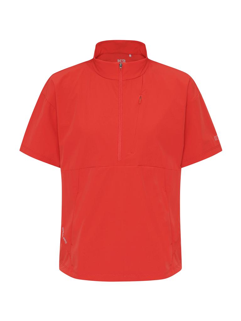 K2 Chill360 Short Sleeve Zip-Up W_Tomato