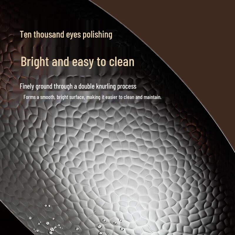 Joyoung 32cm Refined Iron Wok