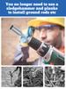 SDS Plus Ground Rod Driver 30/45/65mm Heavy Duty Grounding Rod Steel Drill Bit Driver For Electric Hammer