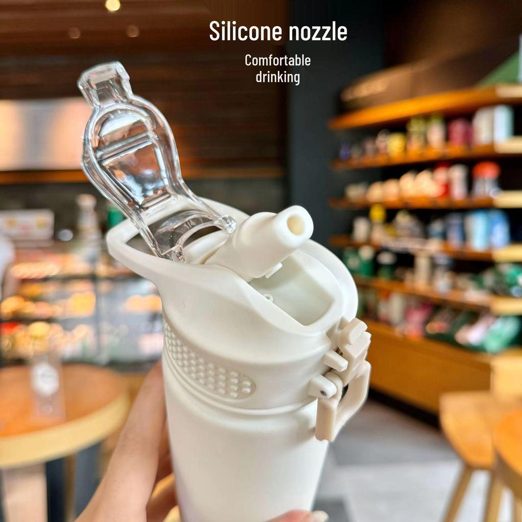 Taisuo Large Capacity Insulated Stainless Steel Sports Water Cup with Straw for Adults