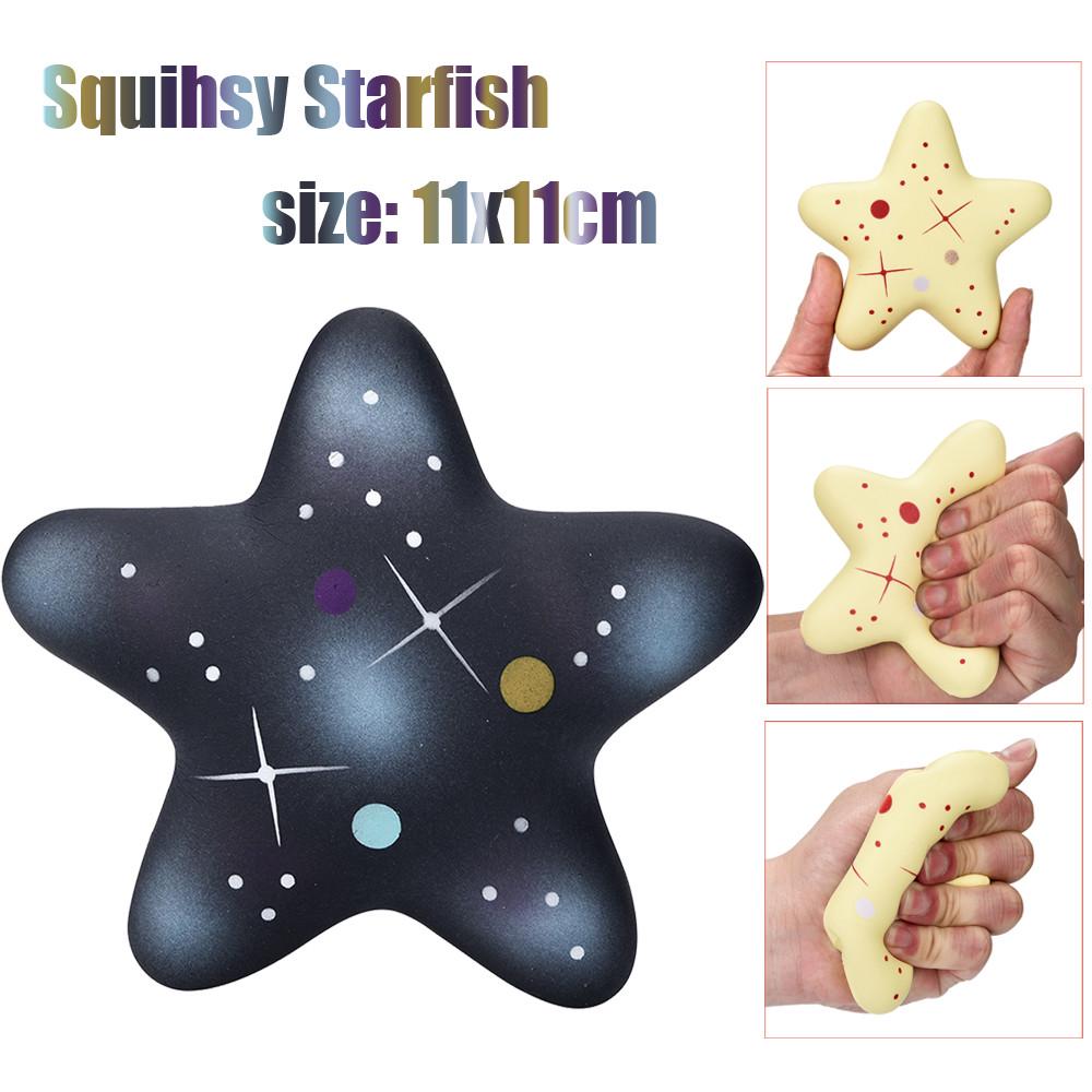 Star Shape Slow Rising PU Stress Toy for Squeezing Hand Exercise and Relaxation Suitable for Home Office School Use