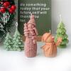 Christmas Silicone Candle Molds Crafting Moulds Reusable Molds Handmade Soap Mold Christmas Series Pattern for Candle
