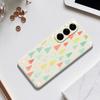 For Samsung Galaxy A56 5G Case Colorful Trees Pattern Printing Straight Edge TPU Phone Back Cover