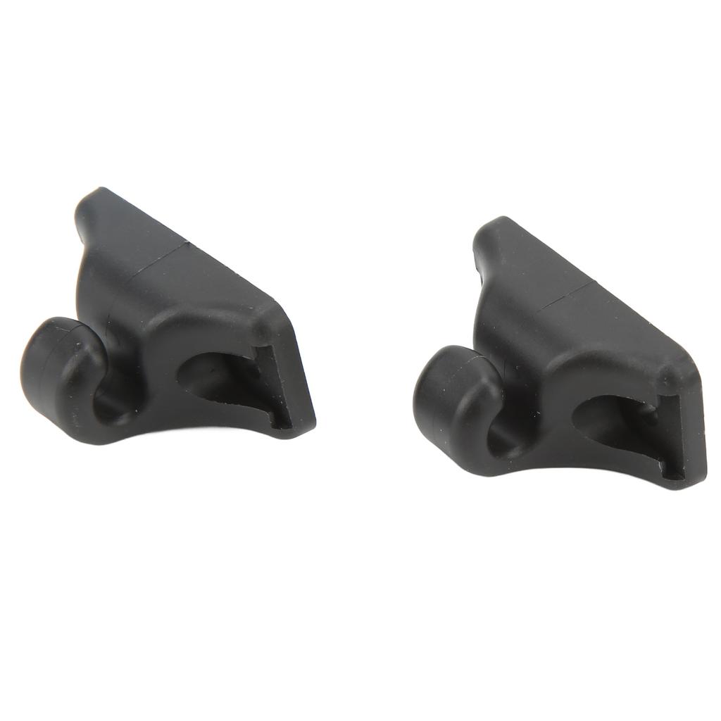 2PCS Sun Visor Mount Bracket Clip 94473143900 Black Compact Structure Scratch Resistant Fit for 924 944 968