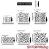 2D flat Photography Backdrop Popular Party Party Backdrop Black and White Florals 100% Polyester Party & Holiday Decor