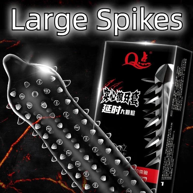Р‘РѕР»СЊС€РёРµ РїСЂРµР·РµСЂРІР°С‚РёРІС‹ СЃ С‚РѕС‡РєР°РјРё Р·Р°РґРµСЂР¶РёРІР°СЋС‚ СЌСЏРєСѓР»СЏС†РёСЋ 9D Spikes dots РїРµРЅРёСЃ СЂСѓРєР°РІ G Spot РЎРµРєСЃ-РёРіСЂСѓС€РєРё РґР»СЏ РјСѓР¶С‡РёРЅ Р’Р·СЂРѕСЃР»С‹Рµ 18+ РЎРµРєСЃ-С‚РѕРІР°СЂС‹ Sexshop