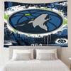 Timberwolves Logo Quick-Dry Tapestry Hanging for Bedroom,Livingroom, Playroom,Decor Art Room Wall Tapestry Holiday and Birthday Gifts