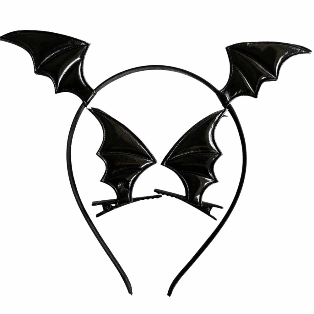 Creative Bat Wings Headband Gothic Dragon Devil Hair Clips Pins  Festival Props