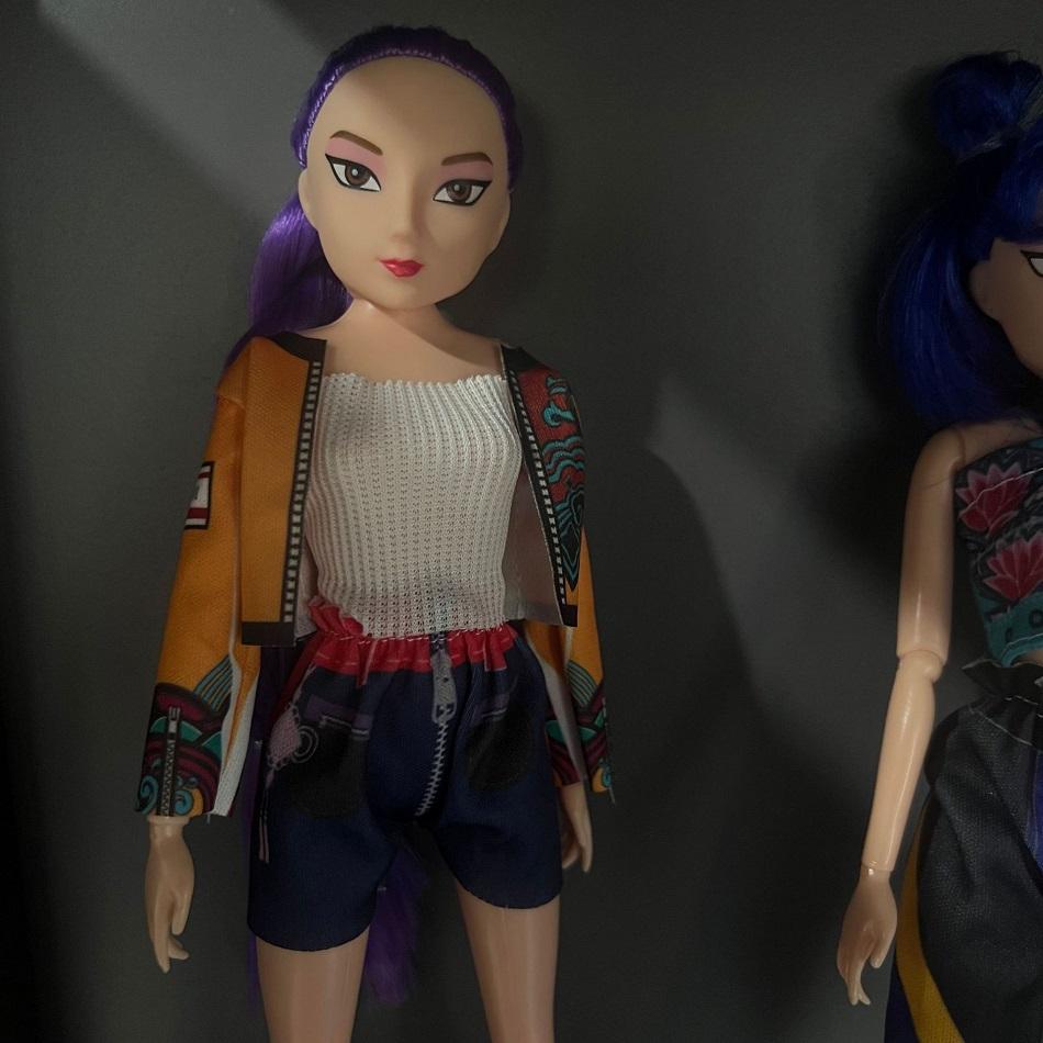 Kpop Devil Hunter Dolls Fashionable Korean Idol Rumi Mira Zoi Simulation Vinyl Dolls Toys Birthday Christmas Halloween Gifts