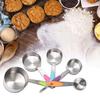 5 Stück Edelstahl Wärmeisolierung Messbecher Set Küche Kochen Backwerkzeug5 Stück