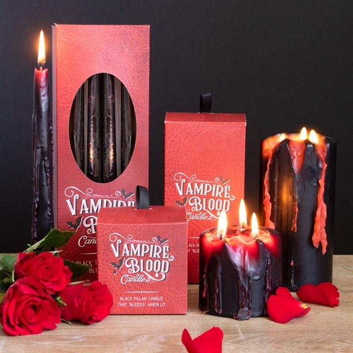 Sdf134195 box of 8 vampire blood taper candles
