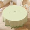 Circular Large-sized Table Fabric with Printed Waterproof Desktop Protective Cover Thickened Dustproof Heat-proof Tablecloths for Home Decoration 1pc