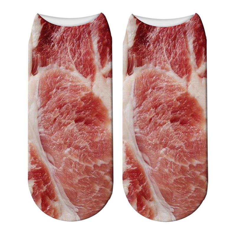 1 Pair Men Women Warm Socks Cotton Low Cut Ankle Socks Novelty Pattern Stockings Autumn Winter Cozy Warm Crew Socks Gift