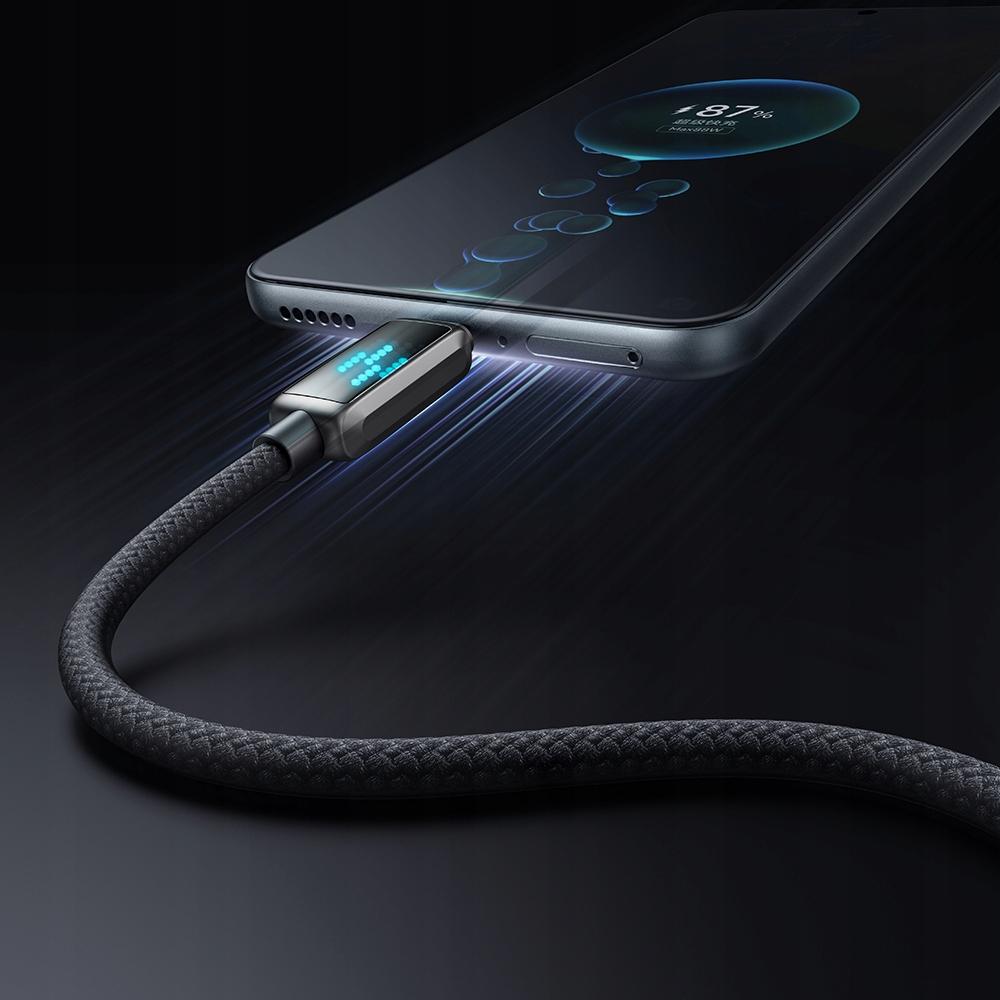 Mcdodo Usb-C Fast Charging Cable For Samsung Xiaomi Type C 6A 100W 1M Led