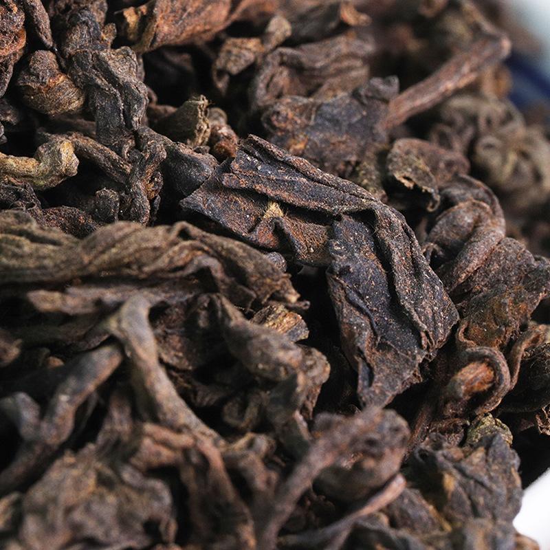 100g Menghai Zralý Puerh Čajový Sáček Balení Pu-erh Sypaný Čaj Yunnan Pu'er Čaj