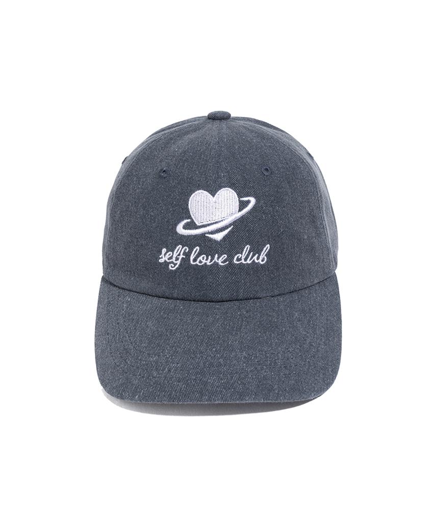 NET SOCIAL CLUB Self Love Pigment Washed Cap (Slate Blue)
