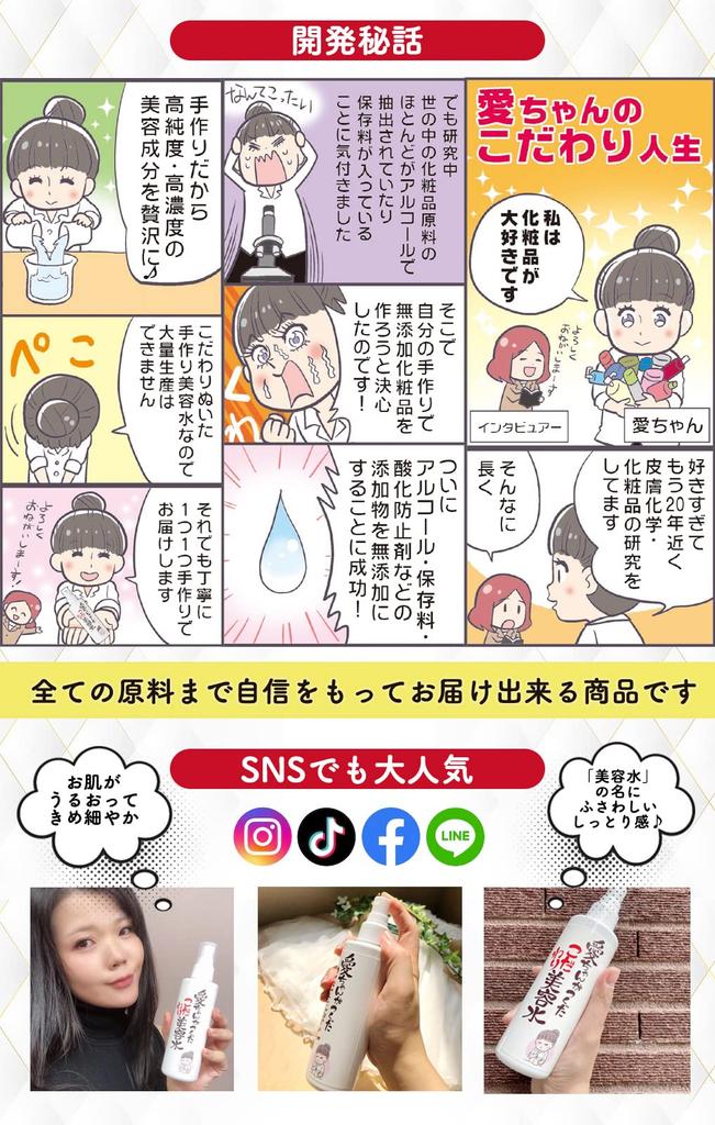 Special Beauty Water of Moisturizing Mist Lotion for Sensitive Skin Ai-chan's [Set 2] Additive-Free