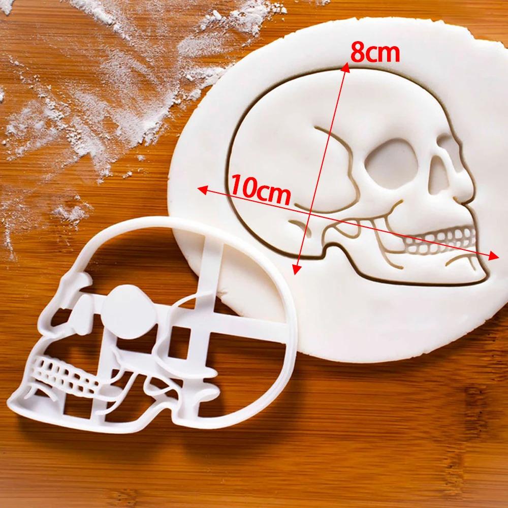 Human Organs Cookie Cutter Heart Brain Shape Fondant Icing Biscuit Mold Party Cake Decoating Baking Tools Kitchen Accessories