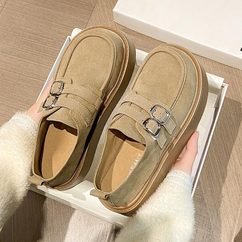Fashion Platform Women Flats Shoes Autumn Fashion Running Sneaker 2025 Suede Designer Loafers Shoes Woman New Walking Zapatillas Mujer