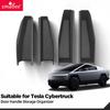 Smabee for Tesla Cybertruck 2024 2025 (Not 2026) Car Door Handle Storage Box Front Rear Door Tray Organizer ABS Car Accessories S1