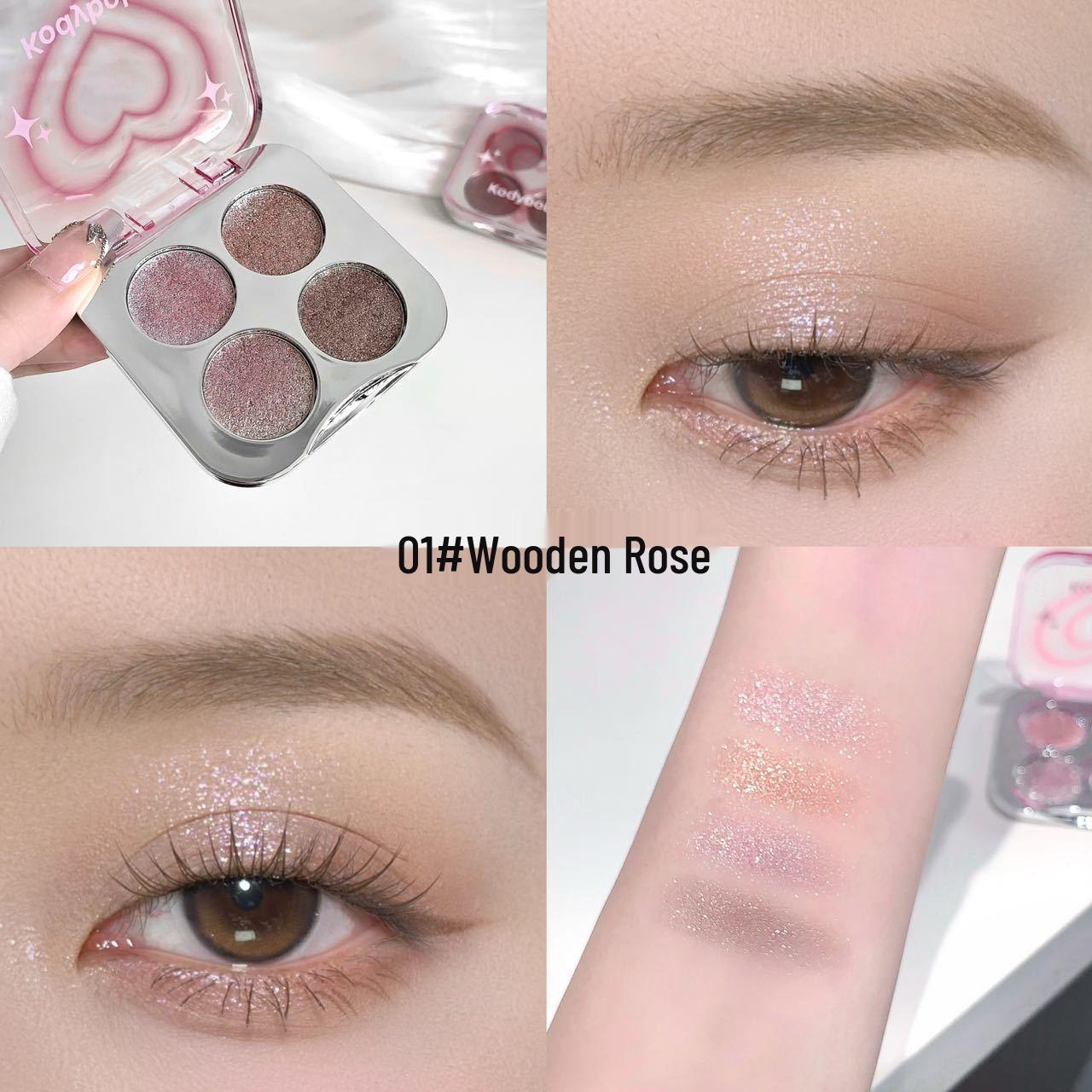 

KodyboLL Dazzling Quad Eyeshadow Palette - Shimmer & Pearl Finish 1g*4