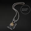 Viking Retro Beerklauw & Wolf Gezicht Krijger Hanger Ketting