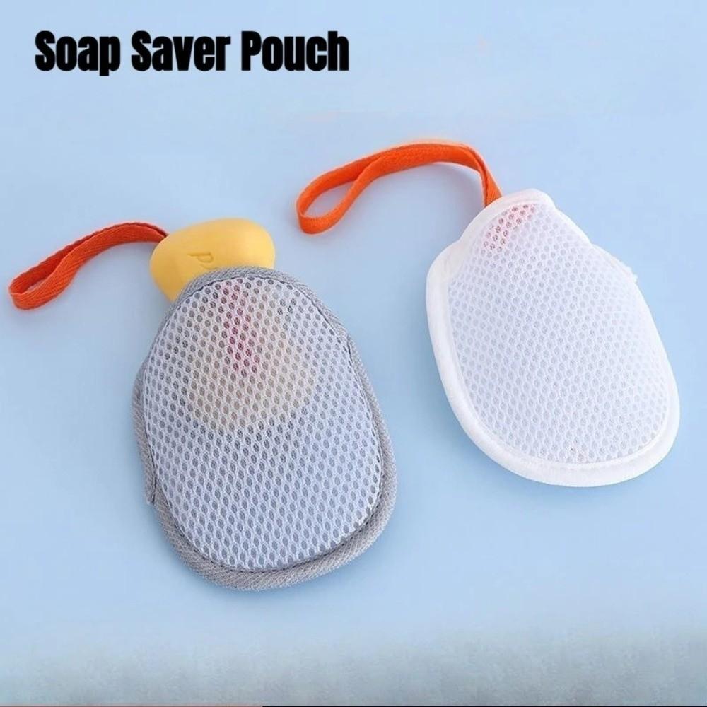 10pcs Super Soft Soap Foaming Net Reusable Cleaning Mesh Bath Flower Soap Mesh Bags  Home Bathroom