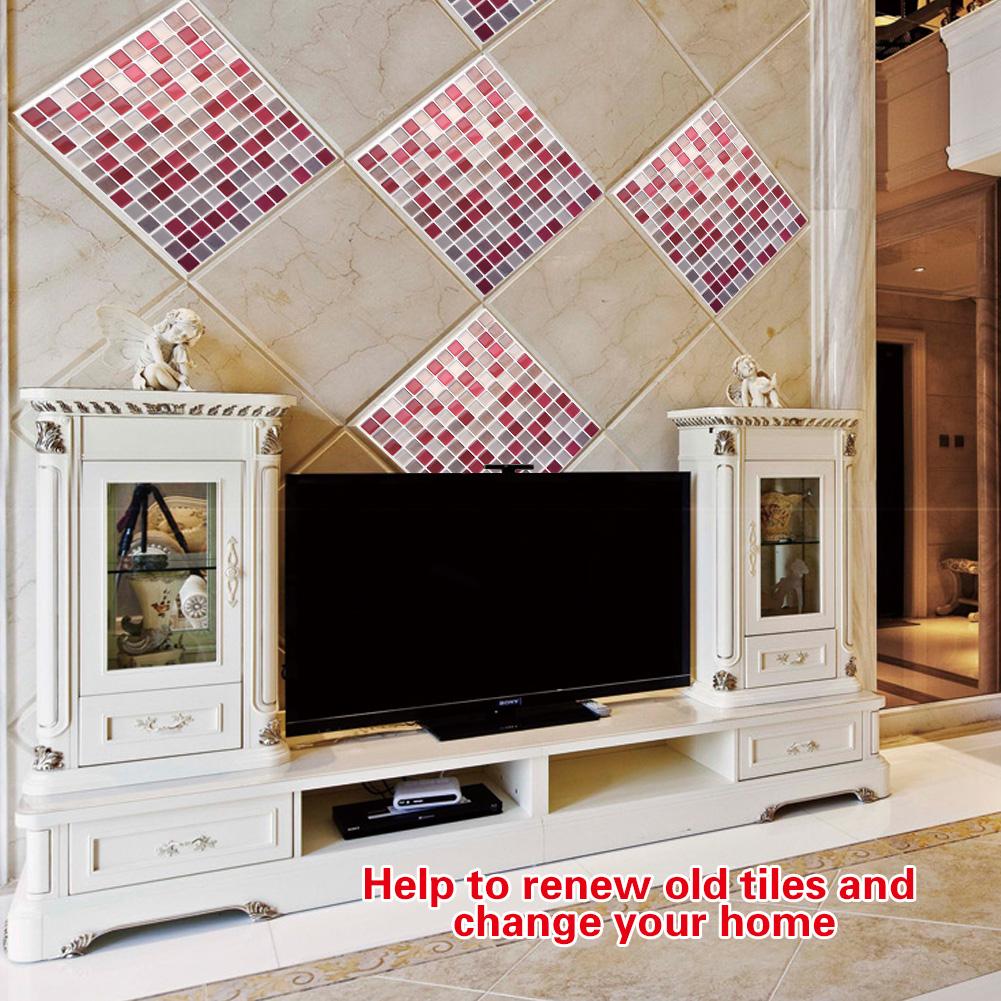 Self Adhesive Wall Tile Sticker Decal Home Bedroom Living Room Bathroom DIY Decor (YJC0019)