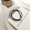 Korean-Style Mori Girl Elastic Hair Tie Set: Versatile Ponytail Holder with Pearl Accents