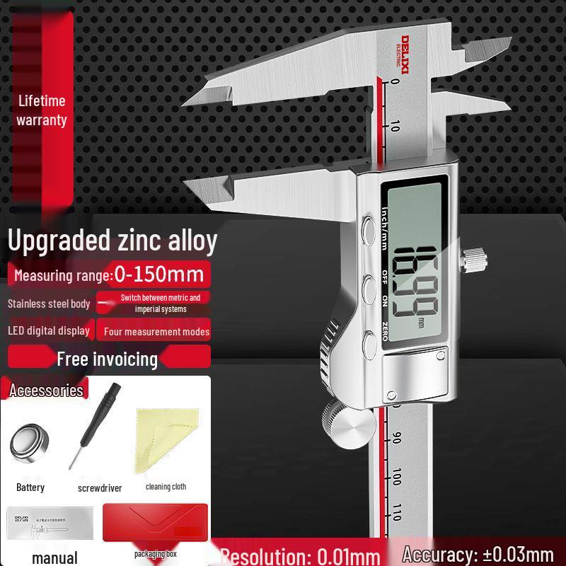 High Precision Digital Electronic Caliper for Industrial and Household Use