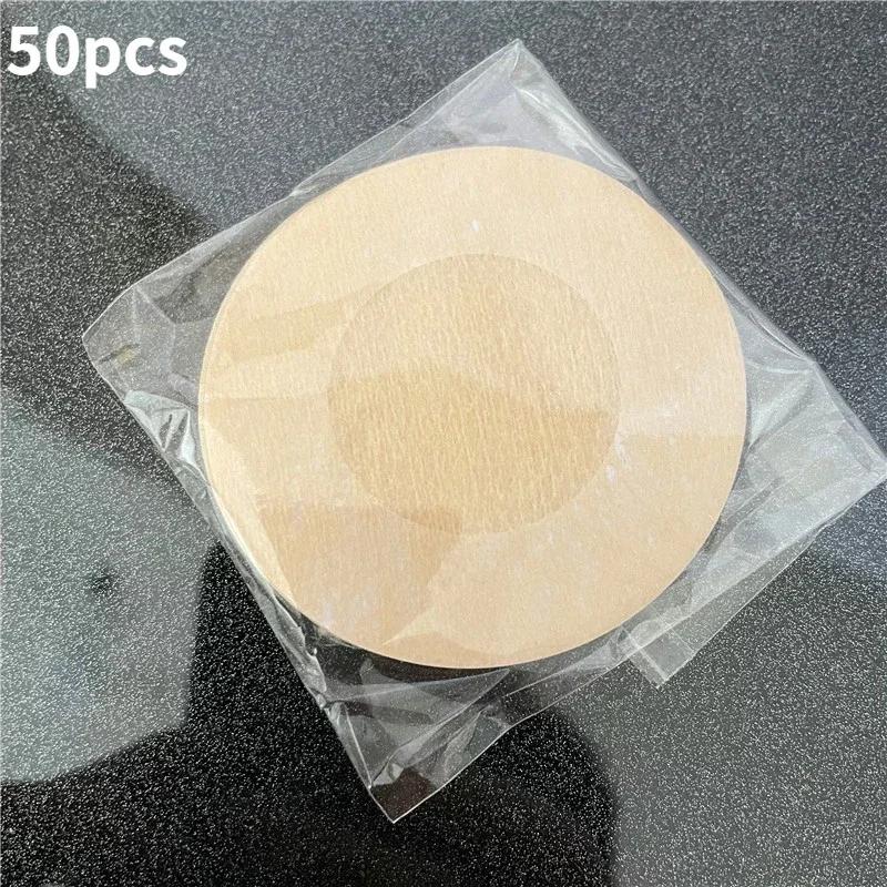 Women Ultra Thin Skin Invisible Disposable Self Adhesive Nipple Covers Breathable Woven Breast Pasties Wear Dress Nipple Covers