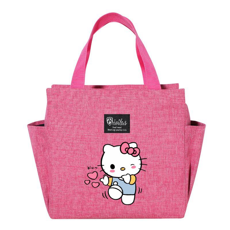 Hello Kitty Insulated Bento Bag - Portable Lunch Box for Picnics & Outings