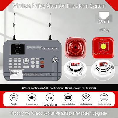 Smart Commercial Wireless Smoke Detector with Remote Networking