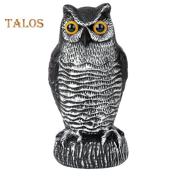

Садовые пугала совы, украшение для сада, креативная форма, реалистичный вид, отпугиватель птиц, статуя совы, орнамент A