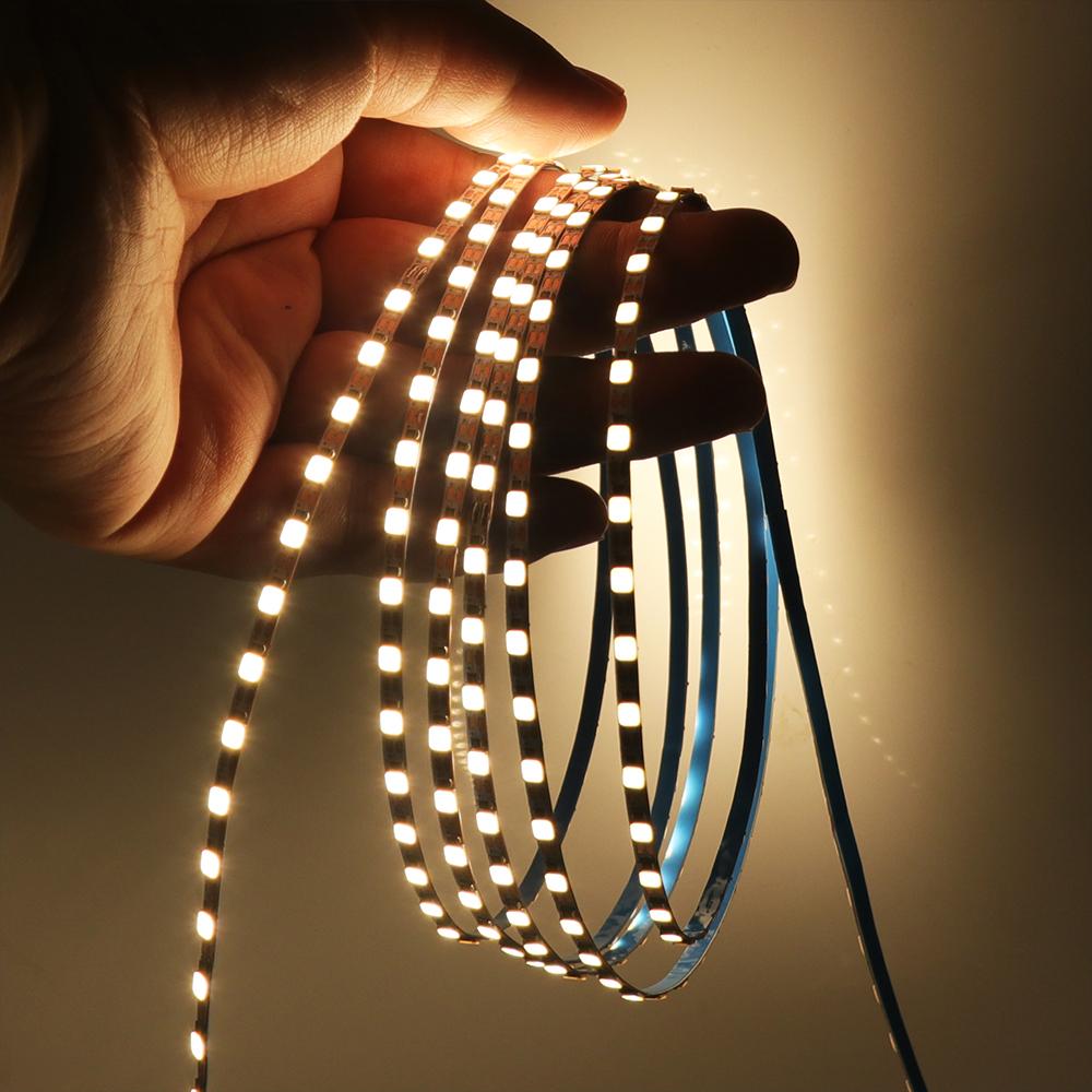 3mm Width LED Strip Light DC 5V Flexible LED Tape 2835 120leds/m LED Ribbon with Adhesive Backlight Advertising Lighting