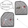 Durable Serger Dust Cover With 4 Side Pouches And Front Slide Pocket