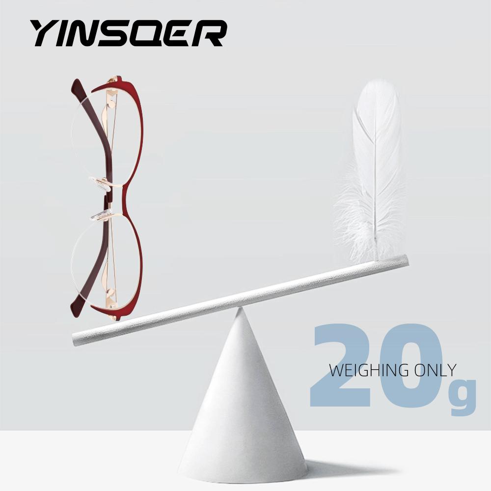 Small Cat Eye Frame Metal Women Presbyopia Fashion Design Optical Prescription Customized Anti-blue Light Computer Eyeglasses
