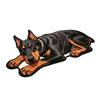 Soft Cartoon Animal Carpet Water Absorption Bedroom Bedside Mat Fun Dog-Shaped Rug  Home Decoration